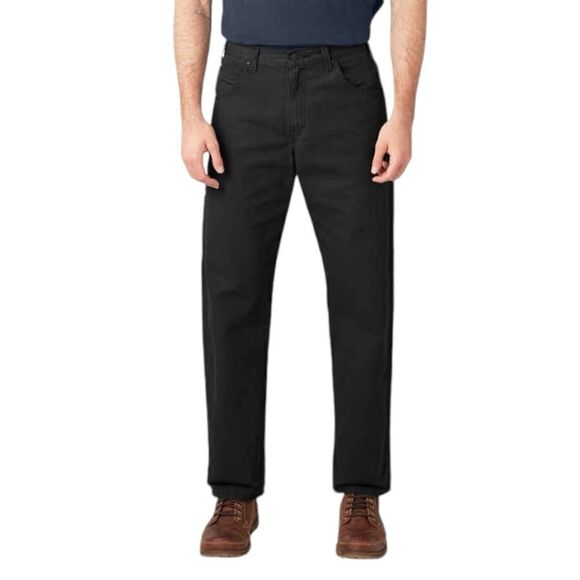 Dickies Relaxed Fit Straight Leg Black Carpenter Jeans Men’s Size 40 X 30 NWT - Picture 1 of 9